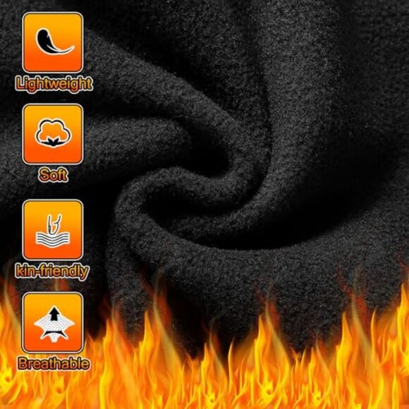 Fleece Balaclava Ski Mask Set Warm Unisex Winter Face Cover Gear main image 5